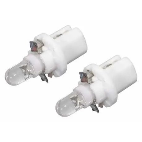 Žárovka 1LED 12V B8,5d bílá 2ks Žárovka 1LED 12V B8,5d bílá 2ks