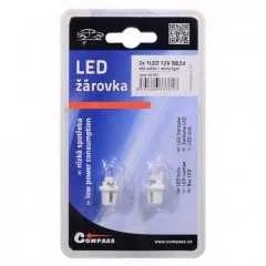 Žárovka 1LED 12V B8,5d bílá 2ks