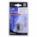 Žárovka 9LED 12V Ba15s červená úzká