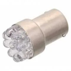Žárovka 9LED 12V Ba15s bílá úzká