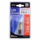 Žárovka 4 SMD LED 12V Ba15S s rezistorem CAN-BUS ready bílá