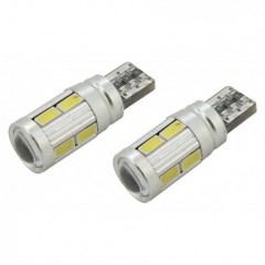 Žárovka 10 SMD LED 3chips 12V T10 CAN-BUS ready bílá 2ks