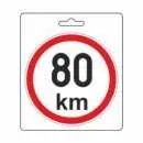Samolepka omezená rychlost 80km/h (110 mm)