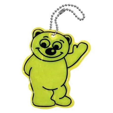 Přívěšek reflexní BEAR - žlutý Přívěšek reflexní BEAR - žlutý