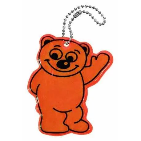 Přívěšek reflexní BEAR - oranžový Přívěšek reflexní BEAR - oranžový