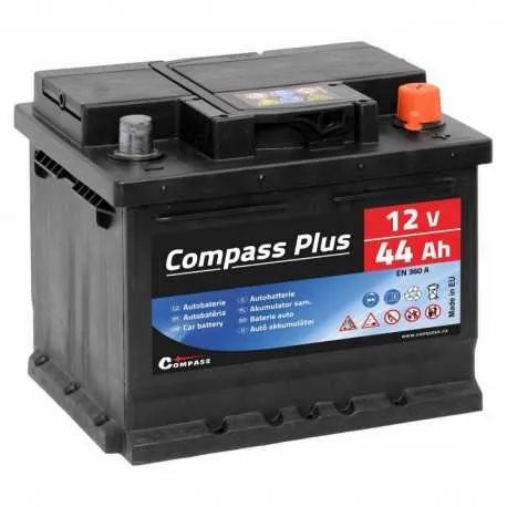 Autobaterie COMPASS PLUS 12V 44Ah 360A Autobaterie COMPASS PLUS 12V 44Ah 360A