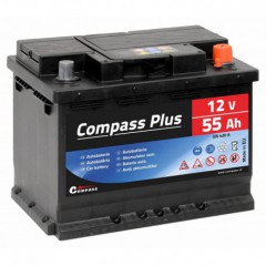 Autobaterie COMPASS PLUS 12V 55Ah 420A