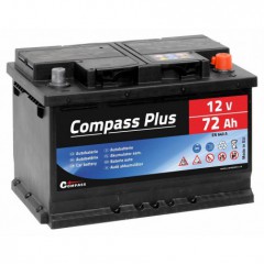 Autobaterie COMPASS PLUS 12V 72Ah 640A