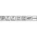 Gola sada 1/2", 1/4" 122 ks Sthor