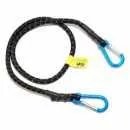 Pružný upínač 10mm KARABINA 1x100cm TÜV/GS homologace