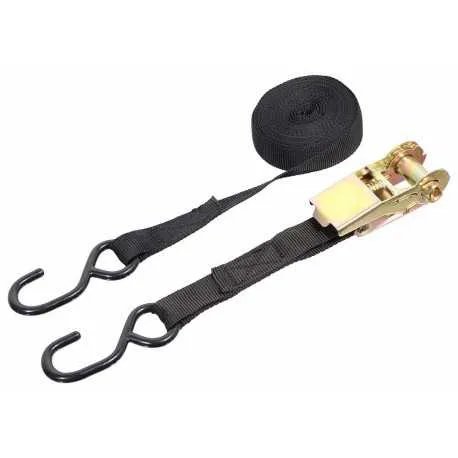 Popruh s ráčnou a háky 5m k uchycení nákladu