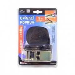 Popruh s ráčnou a háky 5m k uchycení nákladu