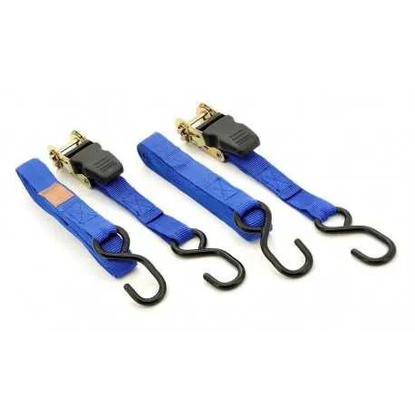 Popruh s ráčnou a háky 2ks 125daN 24mm x 4,50m TÜV Homologace Popruh s ráčnou a háky 2ks 125daN 24mm x 4,50m TÜV Homologace